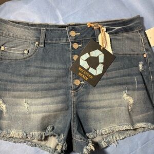 Indigo Rein Blue Jean Shorts